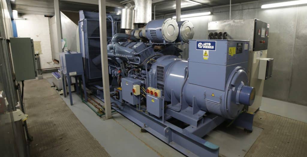 Generator for pumping station